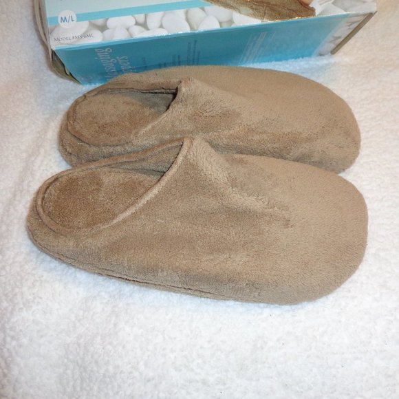 Homedics Massaging Slippers Men's Size Medium / Large - Picture 2 of 7